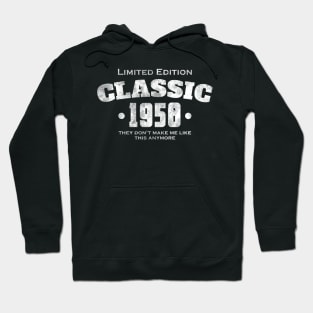 1958 birthday born in 1958 Hoodie